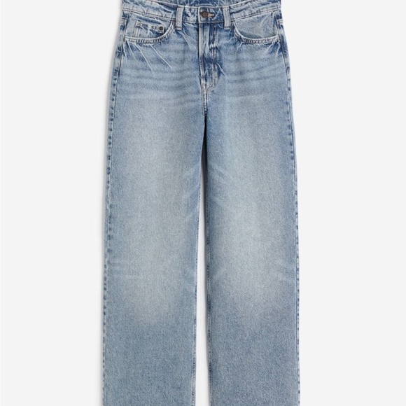 H&M  WOMAN WIDE ULTRA HIGH JEANS SIZE 18 NEW WITH TAGS - Picture 1 of 10